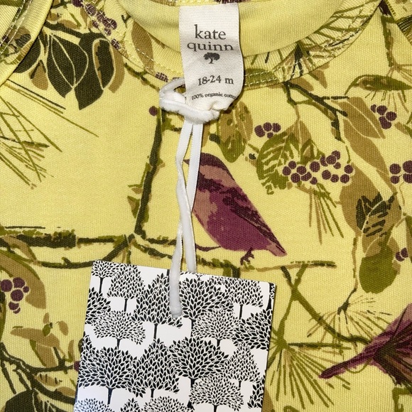 NWT Kate Quinn SS Bodysuit in Mauve Chickadee fits 18-24 months - Picture 2 of 3